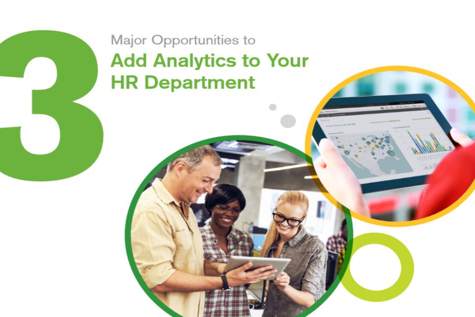 Analytics have not traditionally been a part of the HR toolkit. But like most HR professionals, you sit on a trove of data that can be instrumental in guidingbusiness strategy and decision making. <a href="3 Opportunities Add Analytics to Your HR Department.php" style="font-size: 16px;
font-weight: 300;
margin-bottom: 0;">Read More</a>